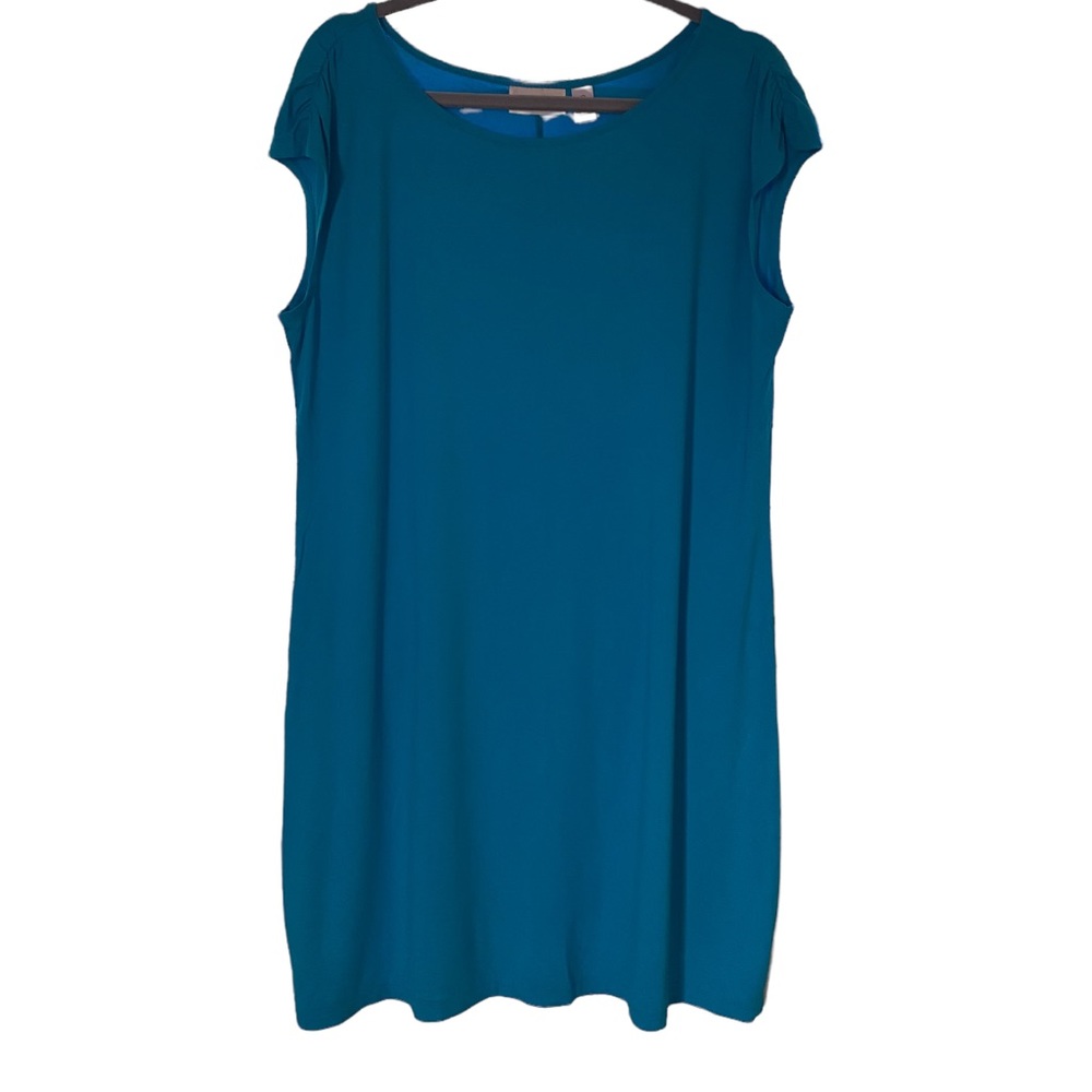 Chicos turquoise dress size 2
